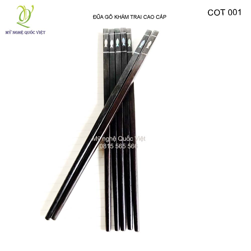 Đũa đầu Ốc Biển Chất Liệu Gỗ Trắc Cao Cấp Hàng Cực Hiếm Chất liệu (10 đôi/hộp) - Ảnh 4